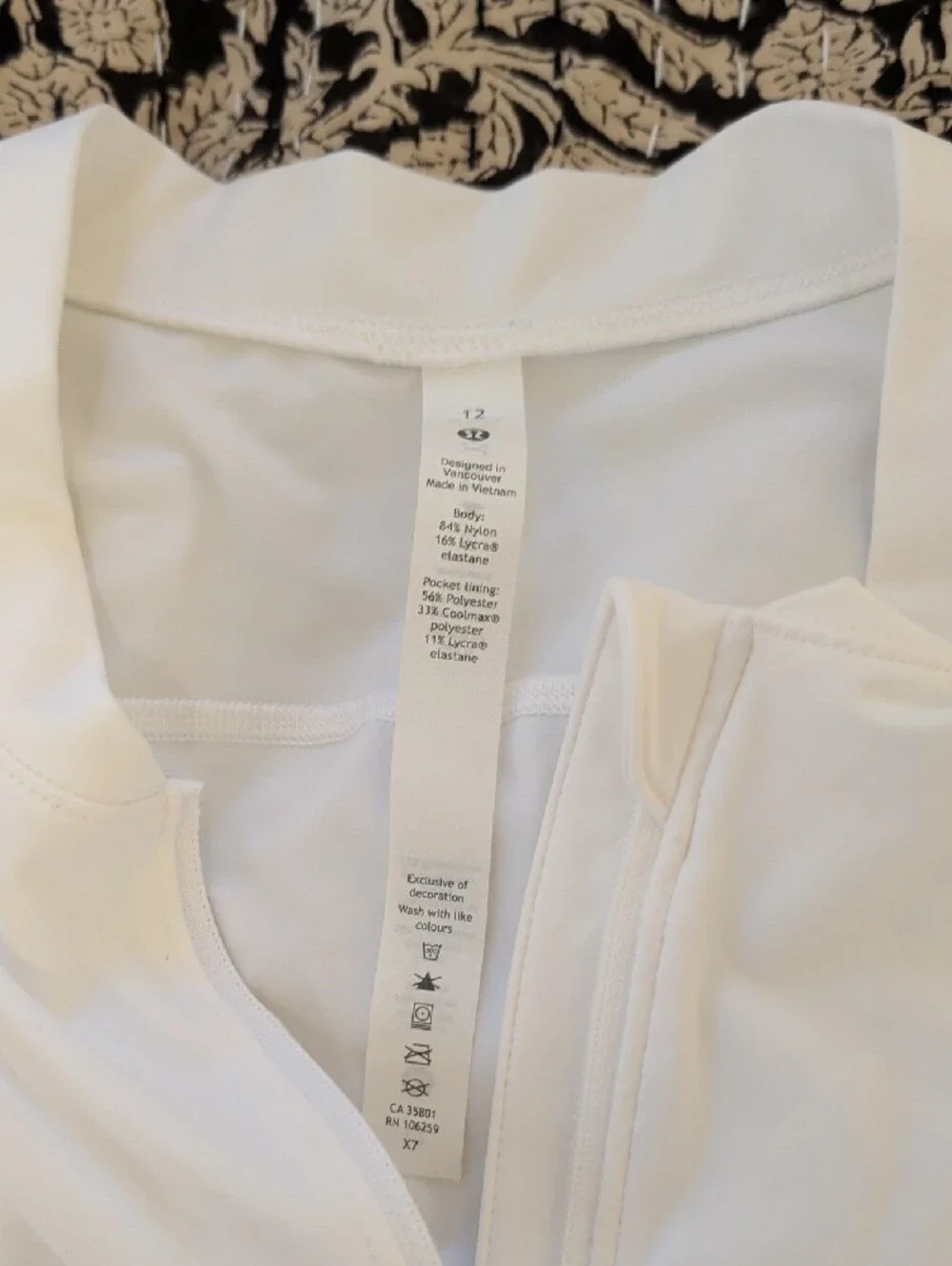 Lululemon White Full-Zip Women's Jacket
